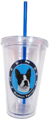 Dog Drink Tumblers - Boston Terrier