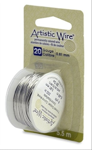 Artistic Wire, 20 Gauge (.81 mm), Tinned Copper, 6 yd (5.5 m)