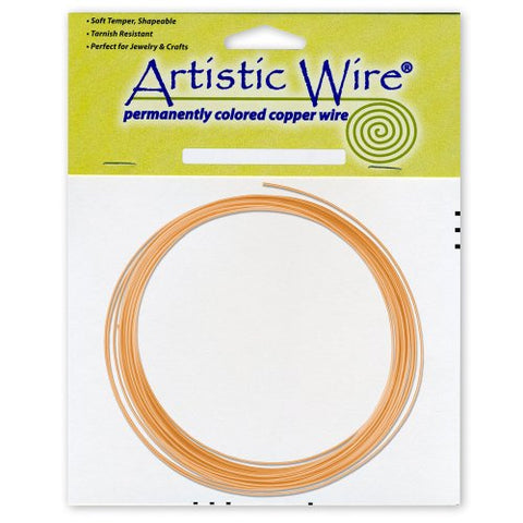 Artistic Wire, 16 Gauge (1.3 mm), Bare Copper, 10 ft (3.1 m)