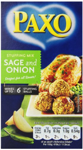 Paxo Sage & Onion Stuffing 85g (3oz)