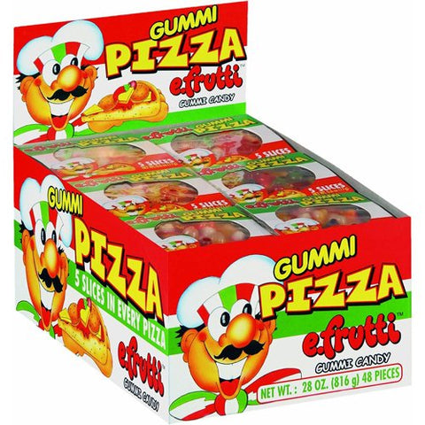 E-Frutti Gummi Pizza, 48 ct