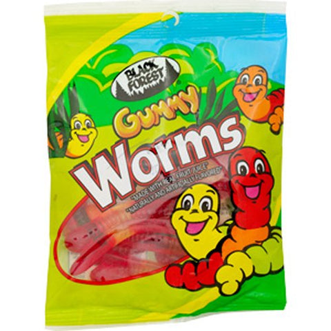 Ferrara Candy Co., Black Forest Gummy Worms 4.5 oz  - Bulk