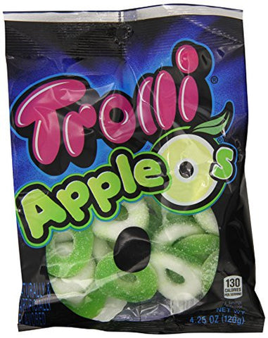 Trolli - Apple O's Peg Bag, 4.25oz