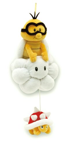 Super Mario - Lakitu w/ Spiny 8" Plush