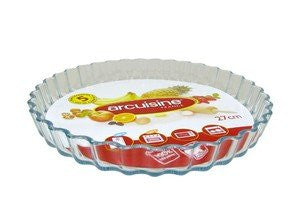 Arcuisine Borosilicate Pie/Tart/Flan Dish 10.65" (27 cm)