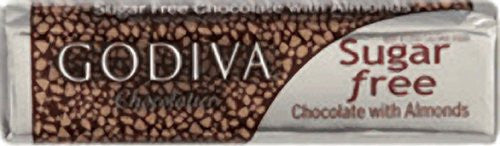 Godiva Chocoiste Sugar Free Milk Chocolate with Almonds 1.5 Oz (Pack of 8)