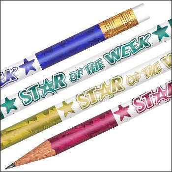Foil Star Of The Week Pencils
