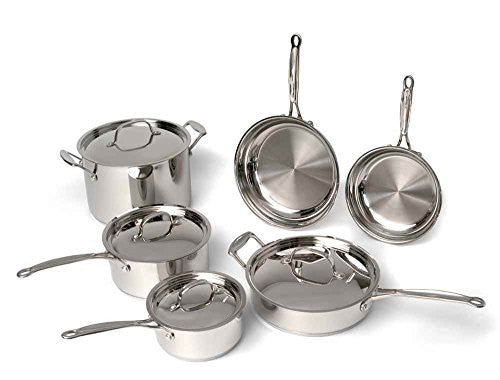 EarthChef Premium Copper Clad 10pc Cookware Set