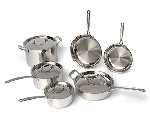 EarthChef Premium Copper Clad 10pc Cookware Set