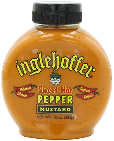 Mustards Sweet Hot Pepper, Sqz Bottle - 6/10 OZ
