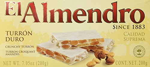 El Almendro Crunchy Almond Turron - 7 oz.