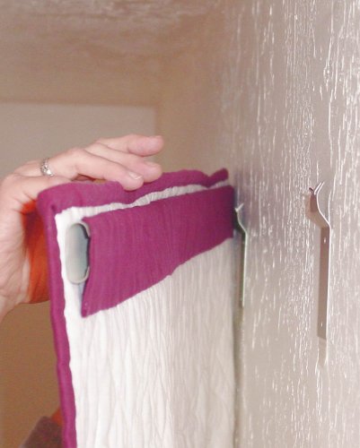 No See Ums Invisible Quilt Hanger Wall Kit (17-26") (2 Wall Brackets)