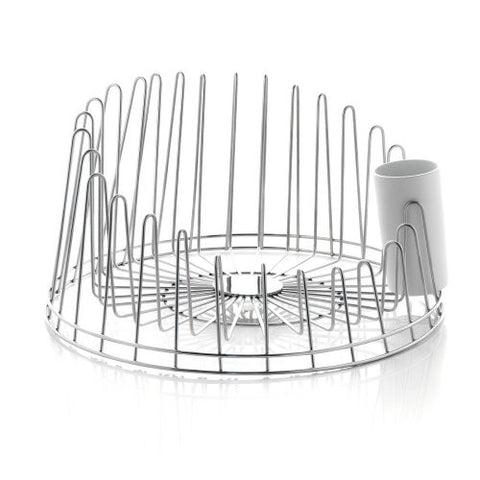 Dish Drainer with Cutlery Drainer in Thermoplastic Resin, 7½ in.