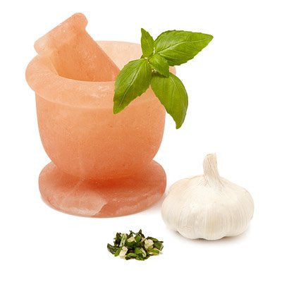 SALT MORTAR AND PESTLE MADE OF 100% HIMALAYAN SALT