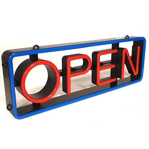 Traditional Swivel Open Sign, 27.75 W x 9.25 H x 2.75 D
