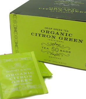 Foil Organic Citron Green - 50 Tea Bag Box