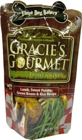 GRACIES GOURMET READY-TO-EAT ENTREE FOR DOGS (Lamb 12oz)