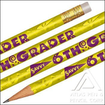 Foil Savvy SIxth Grader Pencils