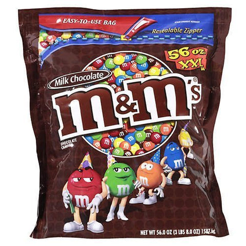 M and M PLAIN, 56 oz. Bag
