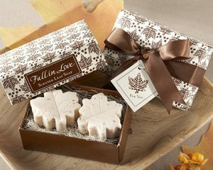 “Fall in Love” Scented Leaf-Shaped Soaps