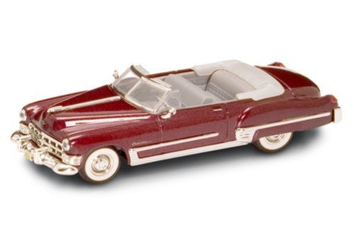 Yatming Road Signature - Cadillac Coupe de Ville Convertible (1949, 1/43 scale diecast model car, Burgundy)