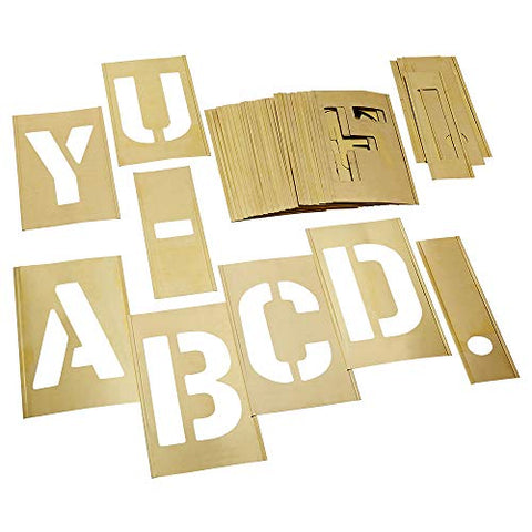 8'' Gothic Style Letters Set 33 pc