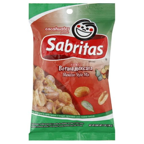 Mexican Style Mix Peanut 7.0 OZ (Pack of 6)