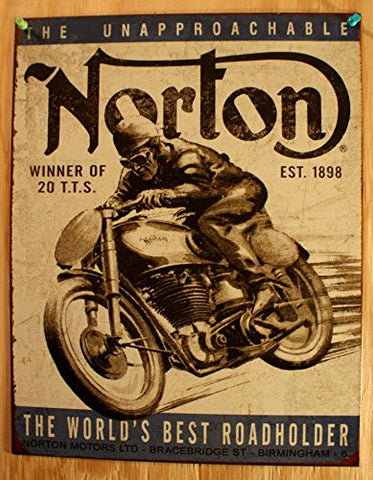 Norton - Winner Tin Sign, 12.5"Wx16"H