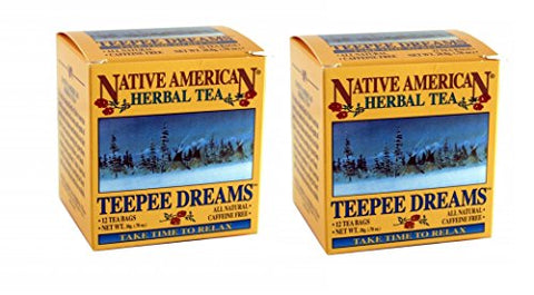 Teepee Dreams Mint Peppermint Valerian Root Chamomile Tea 0.70 oz (12ct/box)