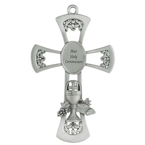 6" Pewter Communion Cross