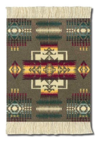 Pendleton Chief Joseph Khaki Repeat CoasterRug (4 pcs)