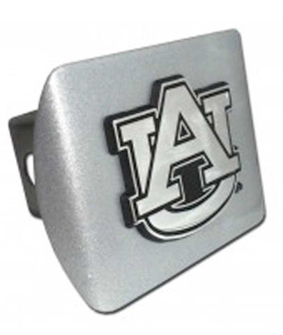 Auburn (“AU”) Brushed Chrome Hitch Cover