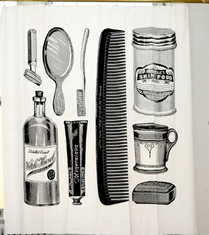 Apothecary Shower Curtain 72" x 72"