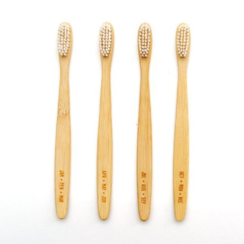 Months Toothbrushes, Set of 4