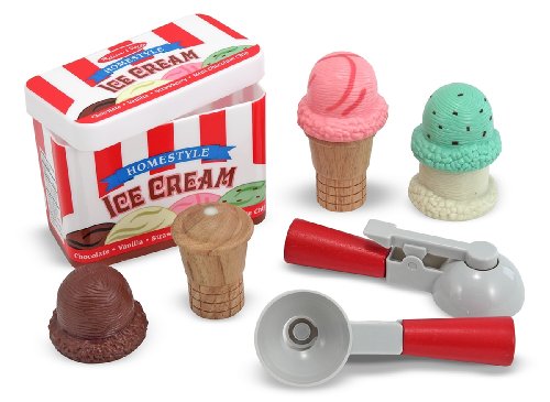 Play Food - Scoop & Stack Ice Cream Cone Play Set