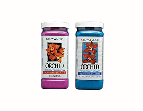 GROWMORE 5120 6-30-30 ORCHID BLOOM (BLUE), 1.25#
GROWMORE 5360 (5119) 30-10-10 ORCHID GROW (PINK), 1#