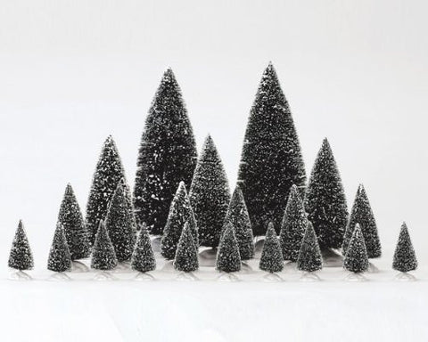 Assorted Pine Trees, Set of 21