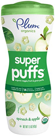 Super Puffs Greens, Spinach & Apple, 1.5 Oz