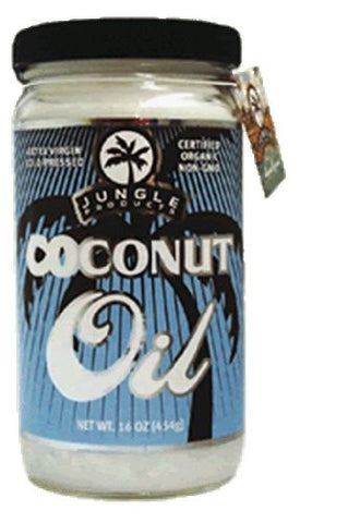 Jungle Products Extra Virgin Coconut Oil, 14-Ounce