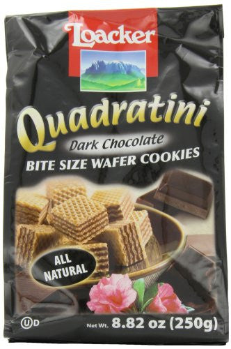 Quadratini Dark Chocolate Wafer Cubes, 8.8 oz