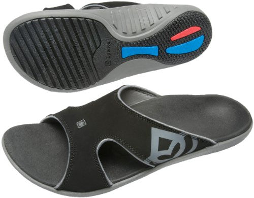 Spenco Polysorb Total Support Kholo Sandals, Black/Pewter, Men's 7