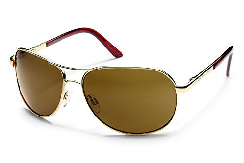Aviator Gold with Brown Polarized Polycarbonate Lens