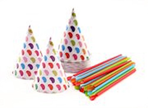Jelly Belly Snow Cone Cups & Straws 20-Pack
