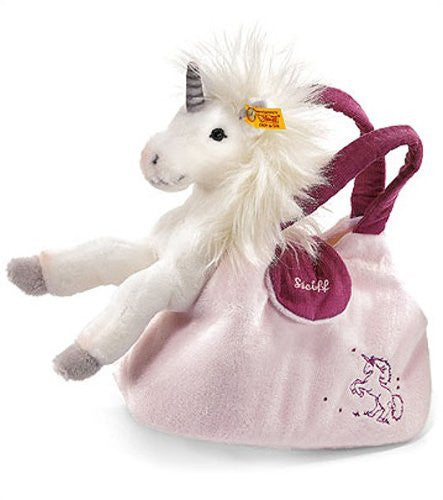Starly Unicorn With Hand Bag, Wht.,9.5"