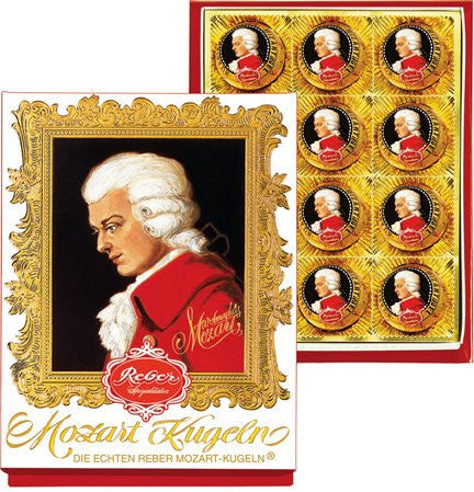 Mozart Kugel Medium 12 piece Portrait Box 8.5 oz
