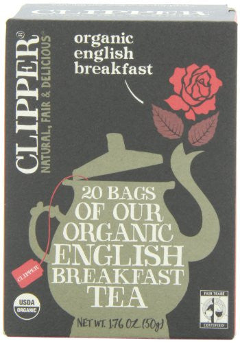 CLIPPER FAIR TRADE ORGANIC ENGLISH BREAKFAST - 20 ENVELOPES / pack