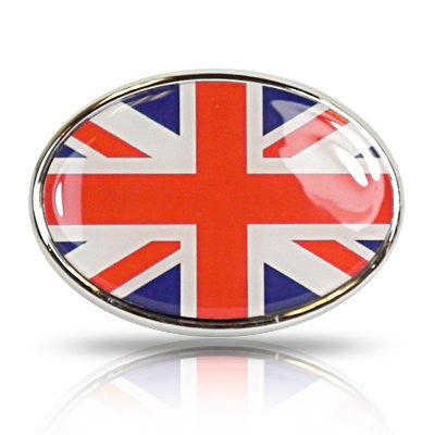 British (Oval) Chrome Emblem