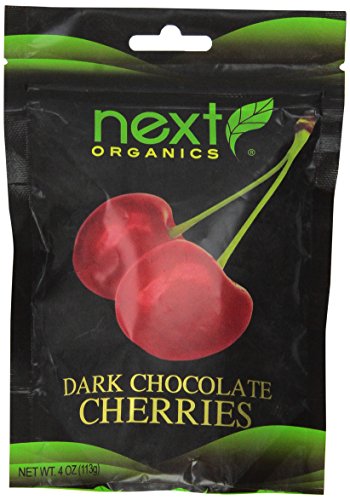 Next Organic Dark Chocolate Cherries, 4 oz