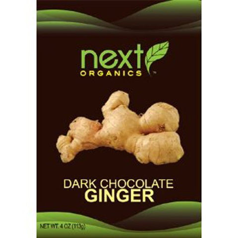 Organic Dark Chocolate Ginger Cubes 4 oz