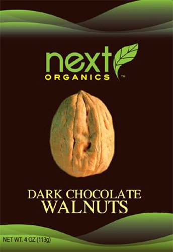 Next Organic Dark Chocolate Walnuts, 4 oz